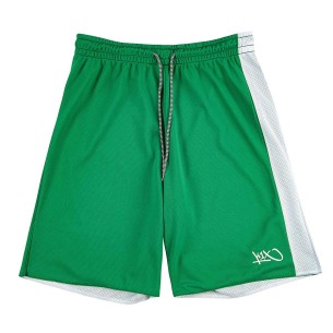 K1x Reversible Game Short - Vert & Blanc