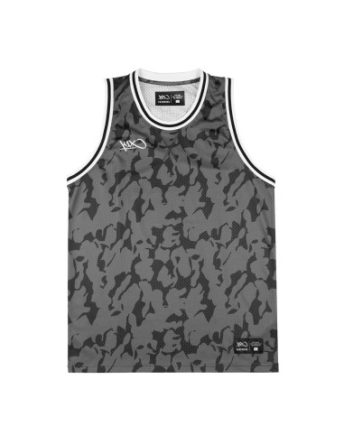 K1x Big Hole Mesh Double X Jersey - Gris camo