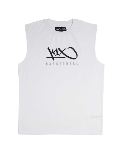 K1x Hardwood Sleeveless Tee - Blanc