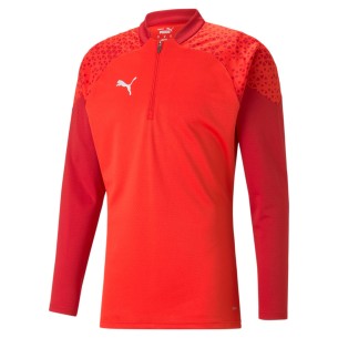 Puma teamCUP Training 1/4 Zip Top - Rouge