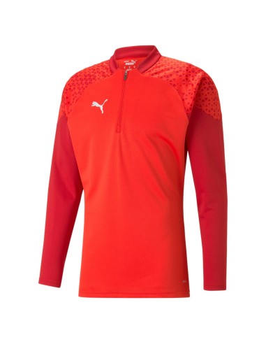 Puma teamCUP Training 1/4 Zip Top - Rouge