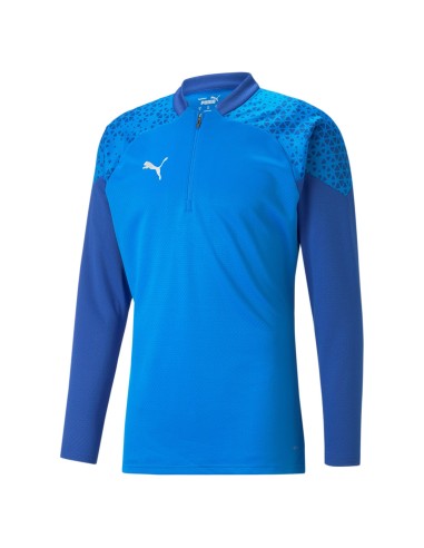 Puma teamCUP Training 1/4 Zip Top - Bleu Royal