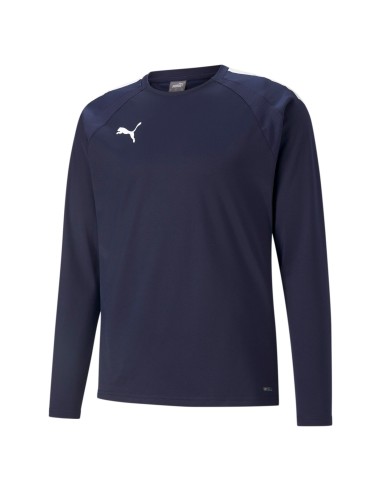 Puma teamLIGA Training Sweat - Bleu Marine