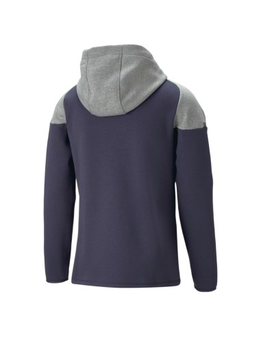 Puma teamCUP Hooded Jacket  - Bleu Marine