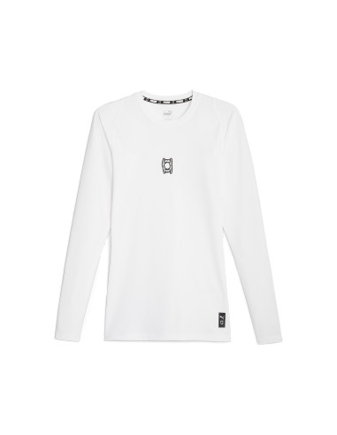 Puma Hoops team LS Top Baselayer - Blanc