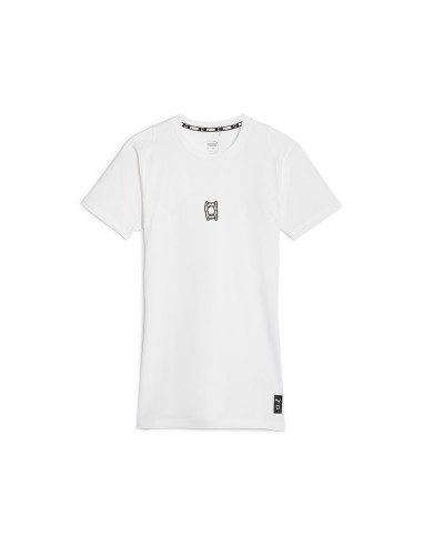 Puma Hoops team SS Top Baselayer - Blanc