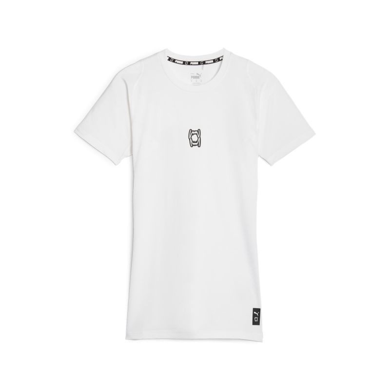 Puma Hoops team SS Top Baselayer - Blanc