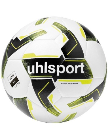 Uhlsport Soccer Pro Synergy - Blanc, Noir & Jaune Fluo