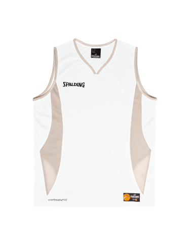 Spalding Jam TANK TOP - Blanc / Gris