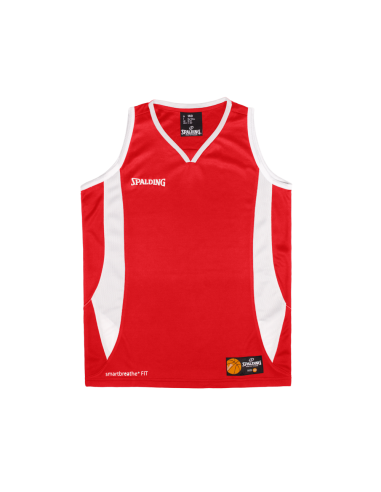 Spalding Jam TANK TOP - Rouge / Blanc