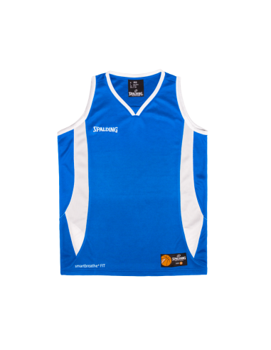 Spalding Jam TANK TOP - Royal / Blanc