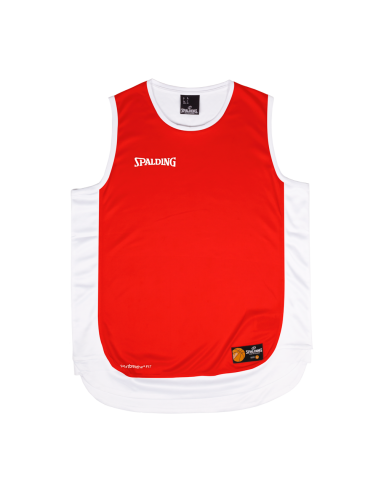 Spalding  Hustle TANK TOP - Rouge / Blanc