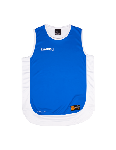 Spalding  Hustle TANK TOP - Royal / Blanc