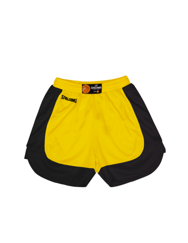 Spalding  Hustle SHORT - Jaune / Noir