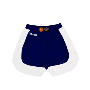 Spalding  Hustle SHORT - Marine / Blanc