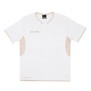 Spalding  Hustle SHOOTING SHIRT -Blanc / Gris sable