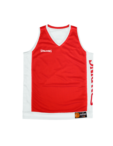 Spalding Reversible Tank Top - Rouge / Blanc