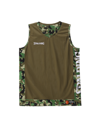 Spalding Reversible Tank Top - Camo / Khaki