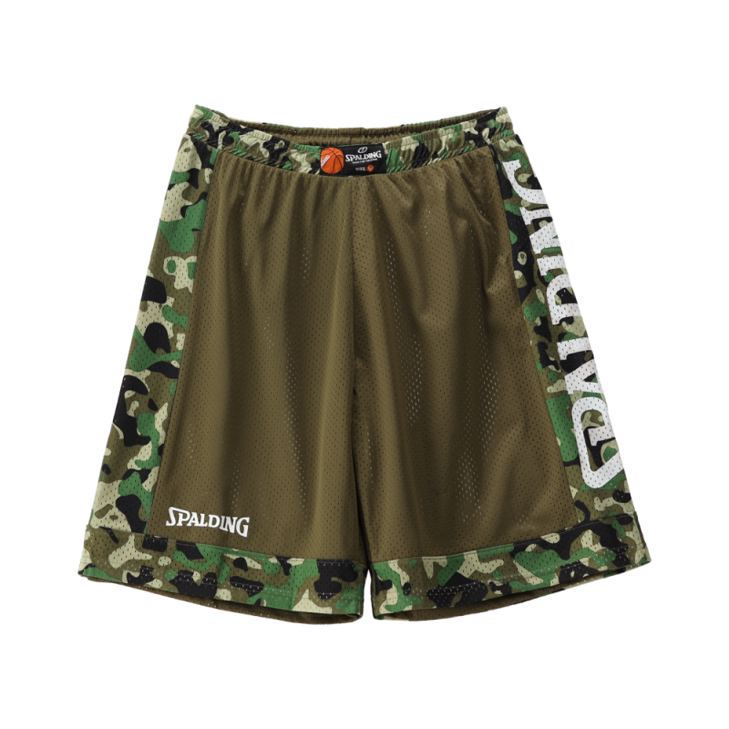 Spalding Reversible Shorts - Camo / Khaki