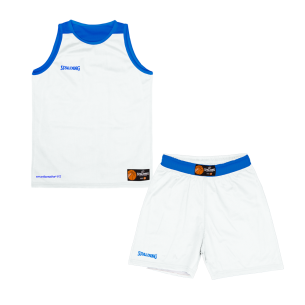 Spalding Double Face Set Kids  - Royal & Blanc 2