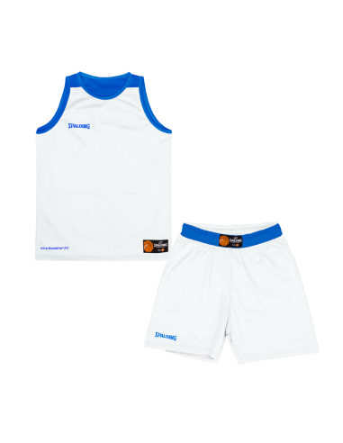 Spalding Double Face Set Kids  - Royal & Blanc