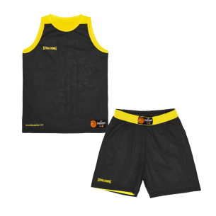 Spalding Double Face Set Kids  - Jaune & Noir 2