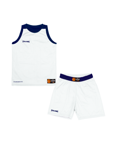 Spalding Double Face Set Kids  - Navy & Blanc