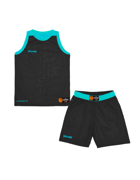 Spalding Double Face Set Kids  - Blue Atoll / Noir