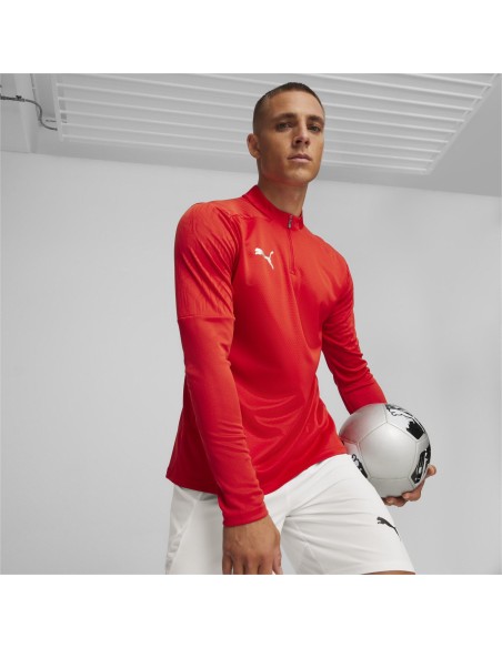 Puma teamFINAL Training 1/4 Zip Top - Rouge
