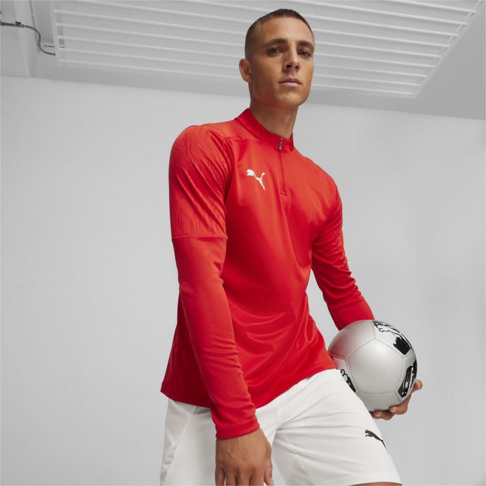 Puma teamFINAL Training 1/4 Zip Top - Rouge