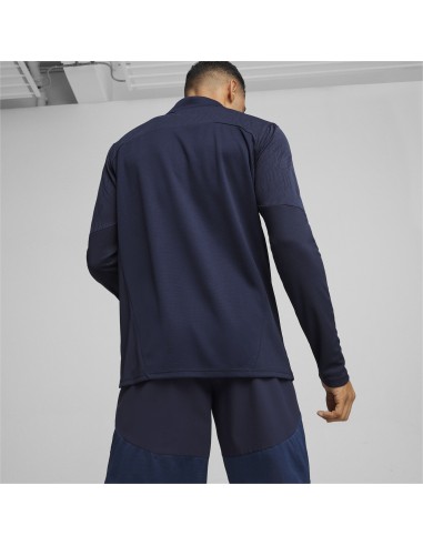 Puma teamFINAL Training 1/4 Zip Top - Bleu Marine