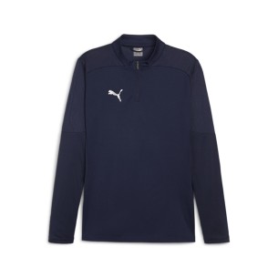 Puma teamFINAL Training 1/4 Zip Top - Bleu Marine