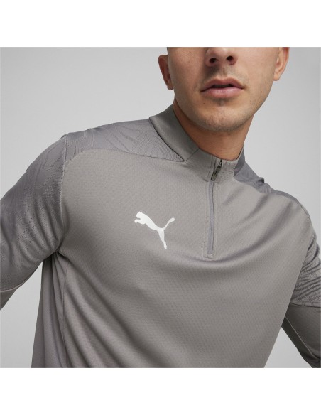 Puma teamFINAL Training 1/4 Zip Top - Gris