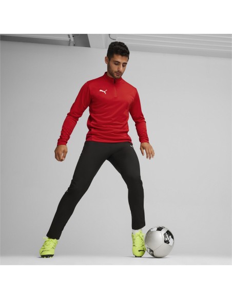 Puma teamGOAL Training 1/4 Zip Top - Rouge