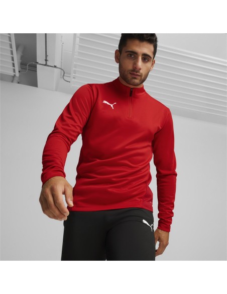 Puma teamGOAL Training 1/4 Zip Top - Rouge