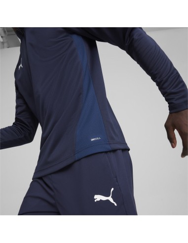 Puma teamGOAL Training 1/4 Zip Top - Bleu Marine