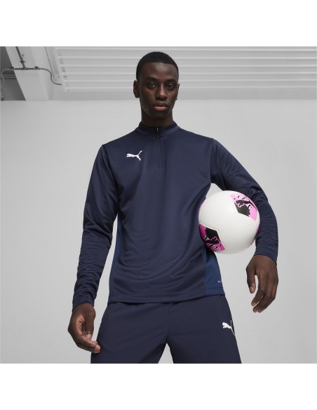 Puma teamGOAL Training 1/4 Zip Top - Bleu Marine