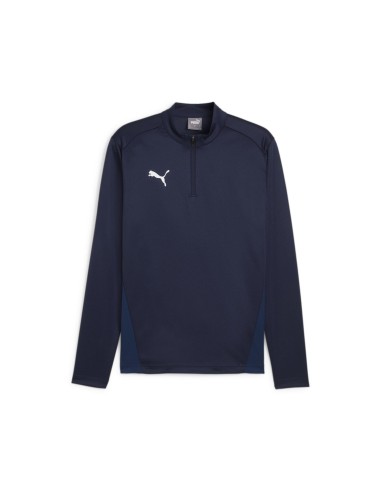 Puma teamGOAL Training 1/4 Zip Top - Bleu Marine