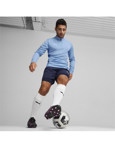 Puma teamGOAL Training 1/4 Zip Top - Bleu Ciel