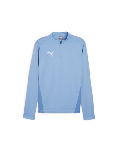 Puma teamGOAL Training 1/4 Zip Top - Bleu Ciel