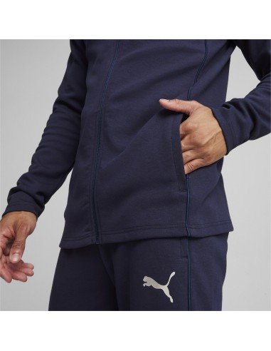 Puma teamFINAL Casuals Hooded Jkt  - Bleu Marine