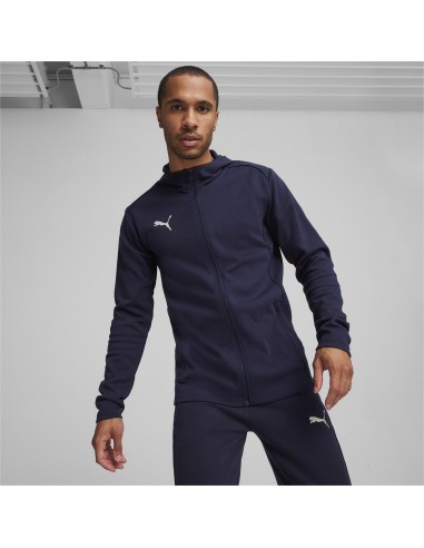 Puma teamFINAL Casuals Hooded Jkt  - Bleu Marine