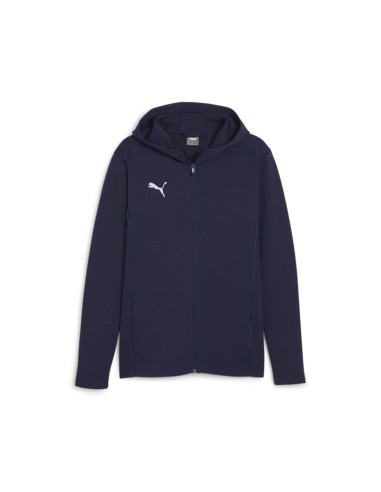 Puma teamFINAL Casuals Hooded Jkt  - Bleu Marine