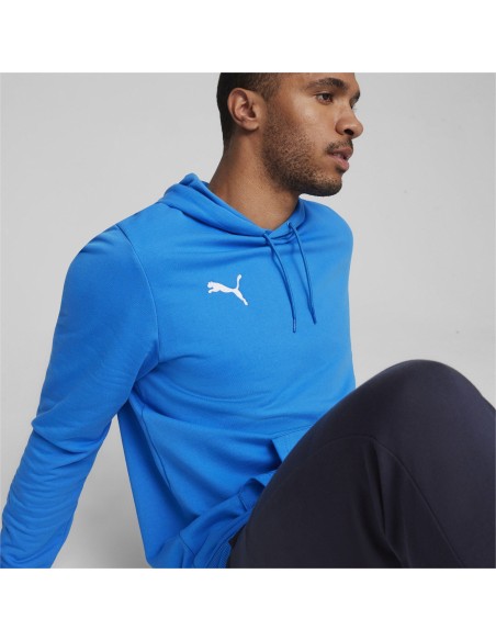 Puma teamGOAL Casuals Hoodie  - Bleu Royal