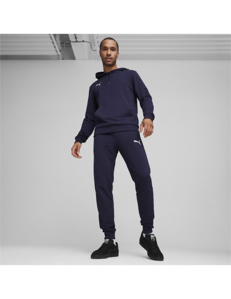 Puma teamGOAL Casuals Hoodie  - Bleu Marine