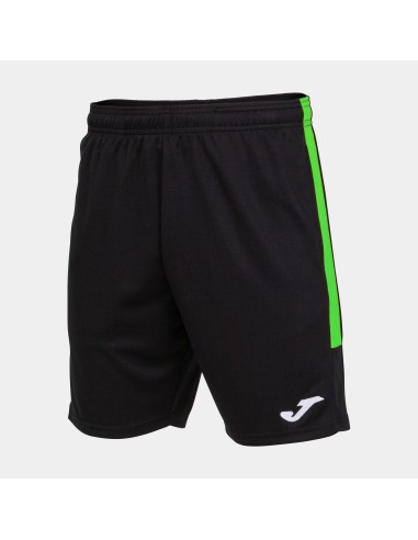 Joma Eco-Championship Bermuda - Noir & Vert Fluo