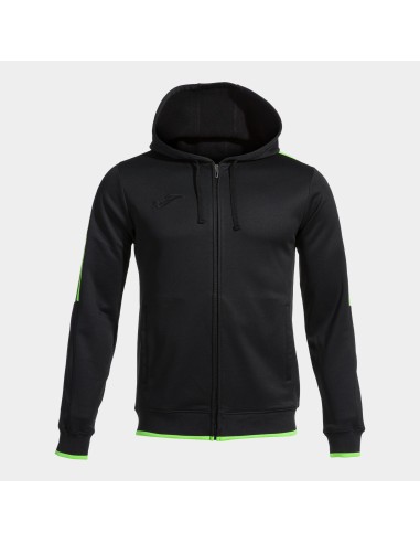 Joma Olimpiada Sweat Capuche - Noir & Vert Fluo