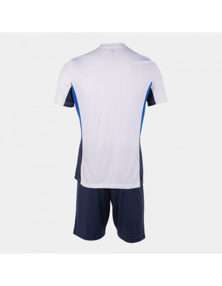 Joma Danubio II - Blanc & Bleu Marine & Bleu Royal