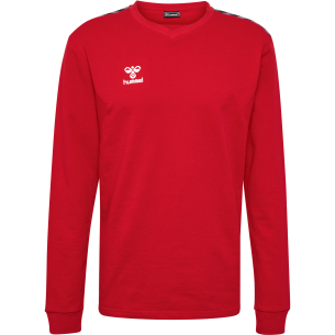Hummel HML Authentic Co Training Sweatshirt - Rouge