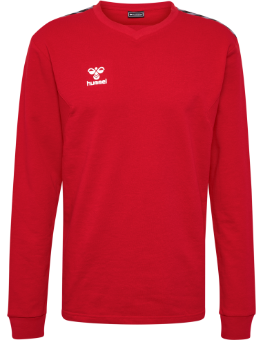 Hummel HML Authentic Co Training Sweatshirt - Rouge